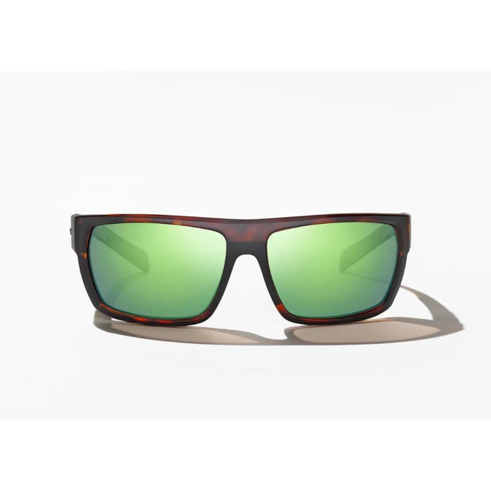 Bajio Palometa Sunglasses Polarized in Tort Matte with Green Mirror Glass